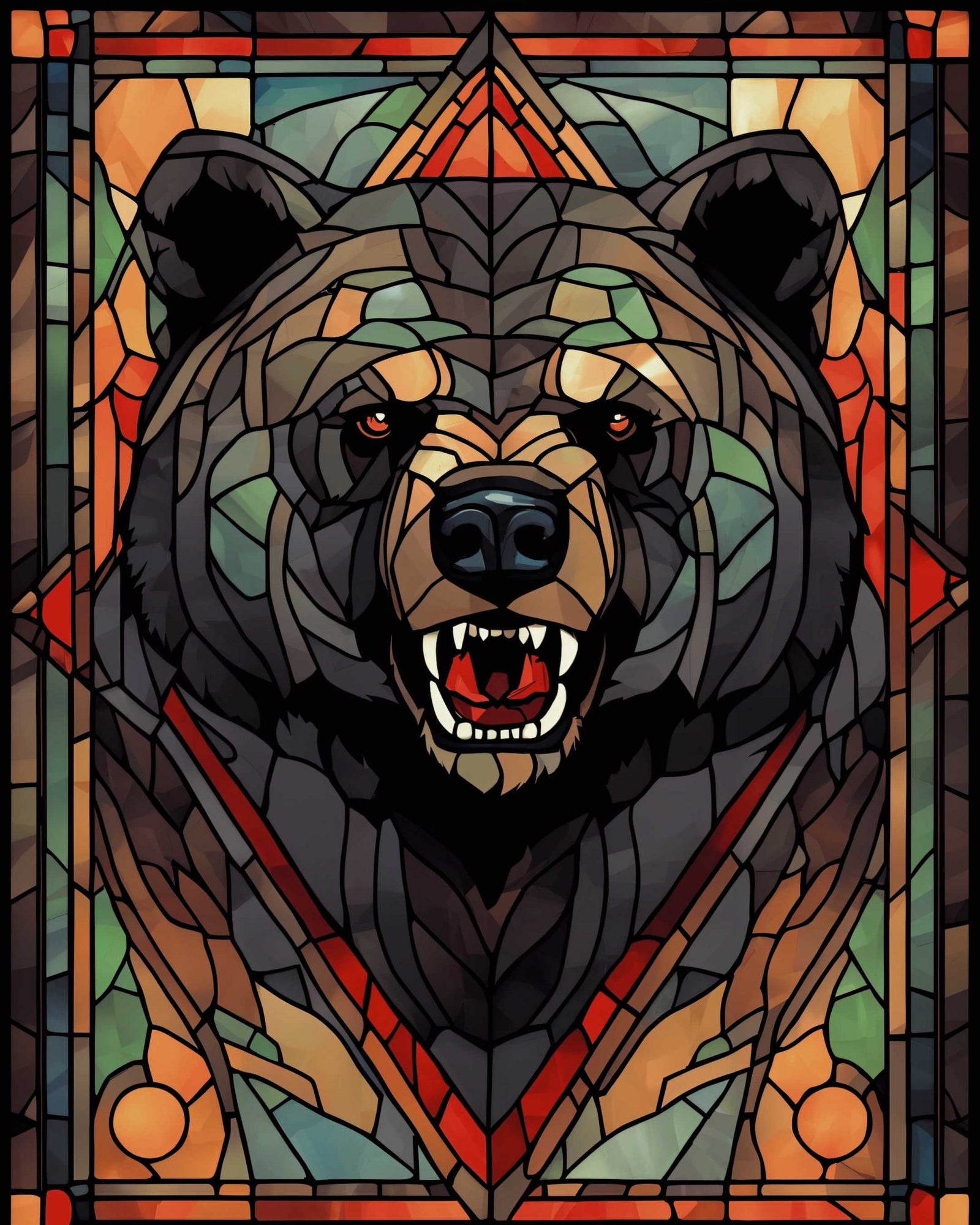 Shadow bear - Poster - Ever colorful