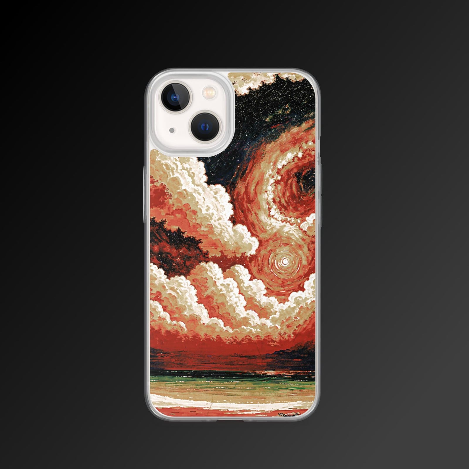 "Sinister vortex" clear iphone case - Clear iphone case - Ever colorful
