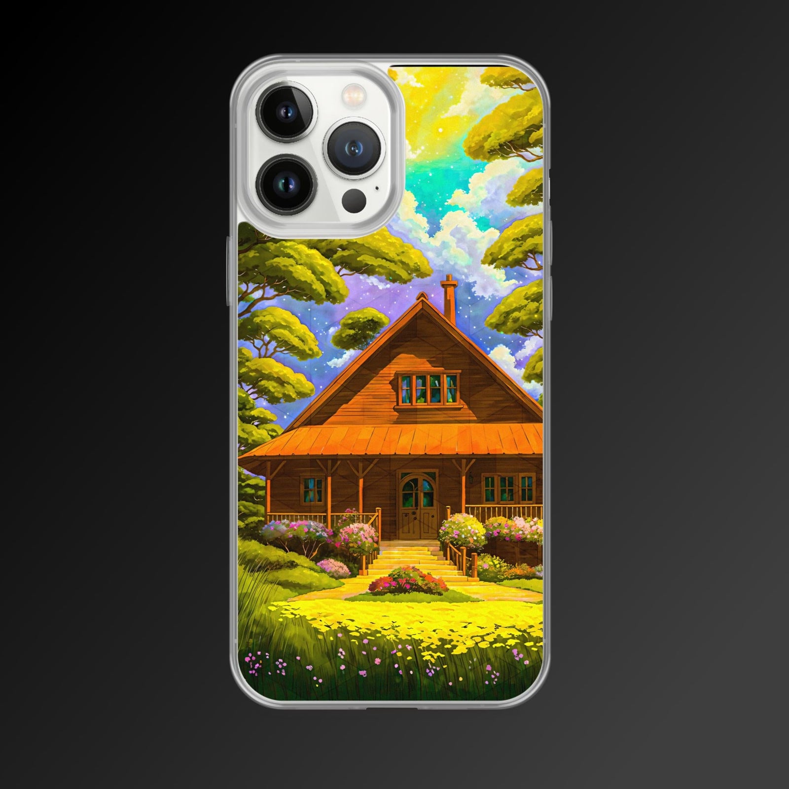 "Sleepy grove" clear iphone case - Clear iphone case - Ever colorful