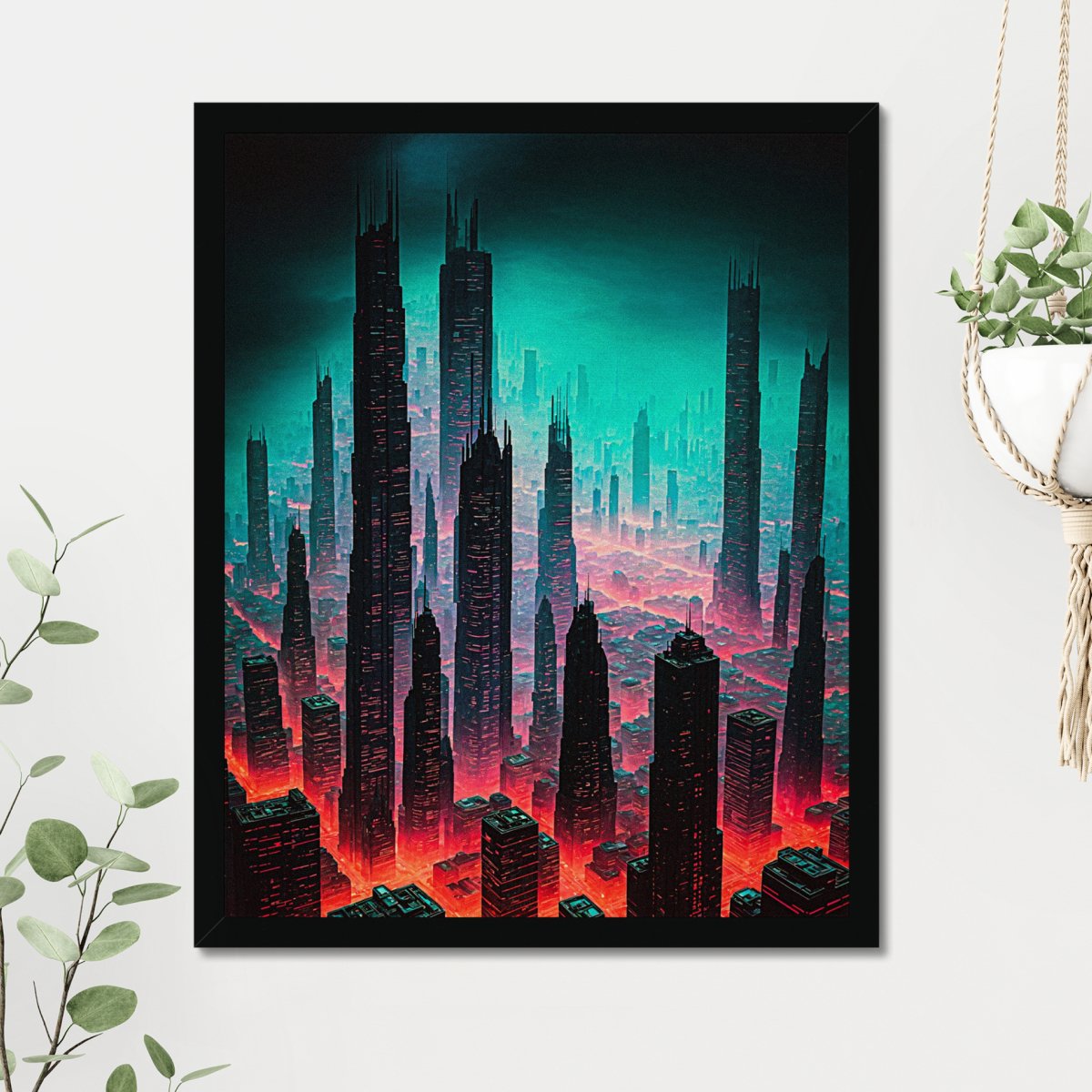 Smoggy streets - Art print - Poster - Ever colorful