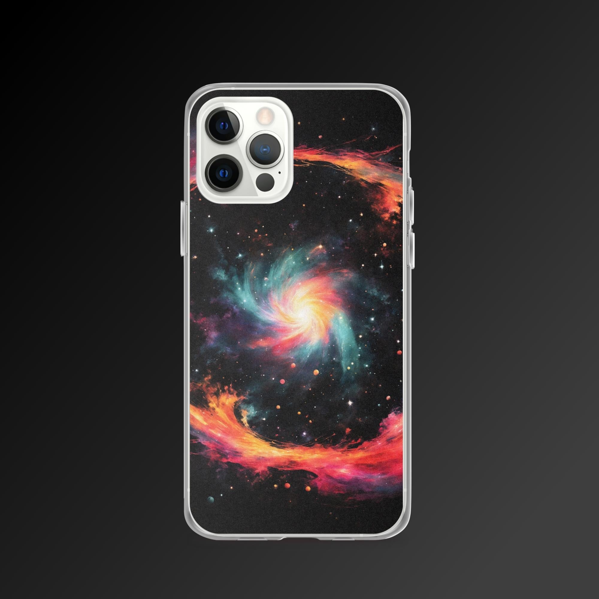 "Spiral nebula" clear iphone case - Clear iphone case - Ever colorful