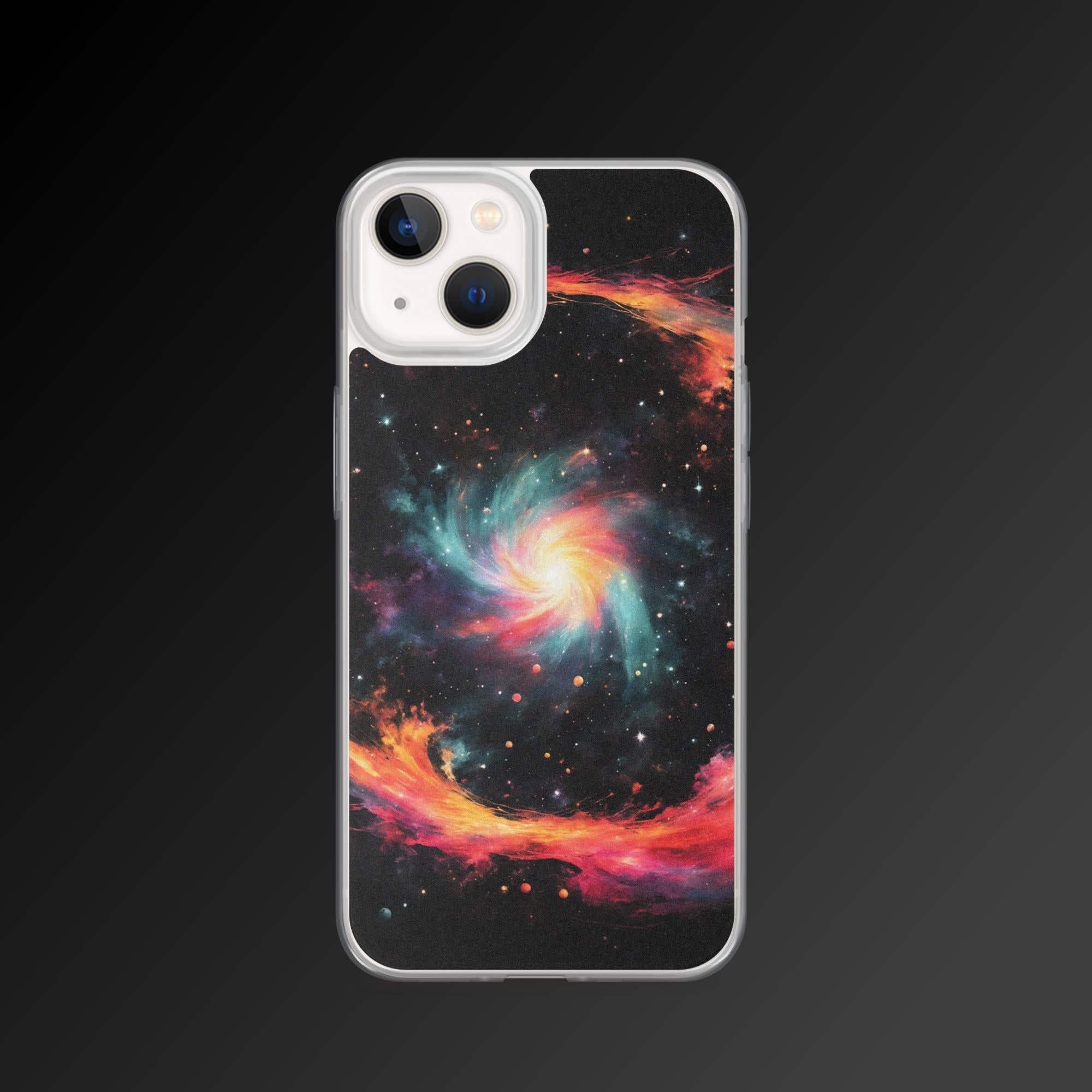 "Spiral nebula" clear iphone case - Clear iphone case - Ever colorful
