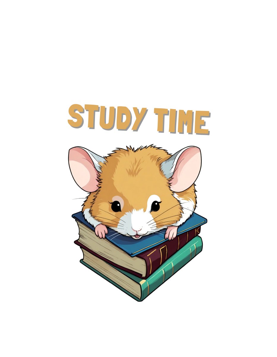 Study time - Art print - Poster - Ever colorful