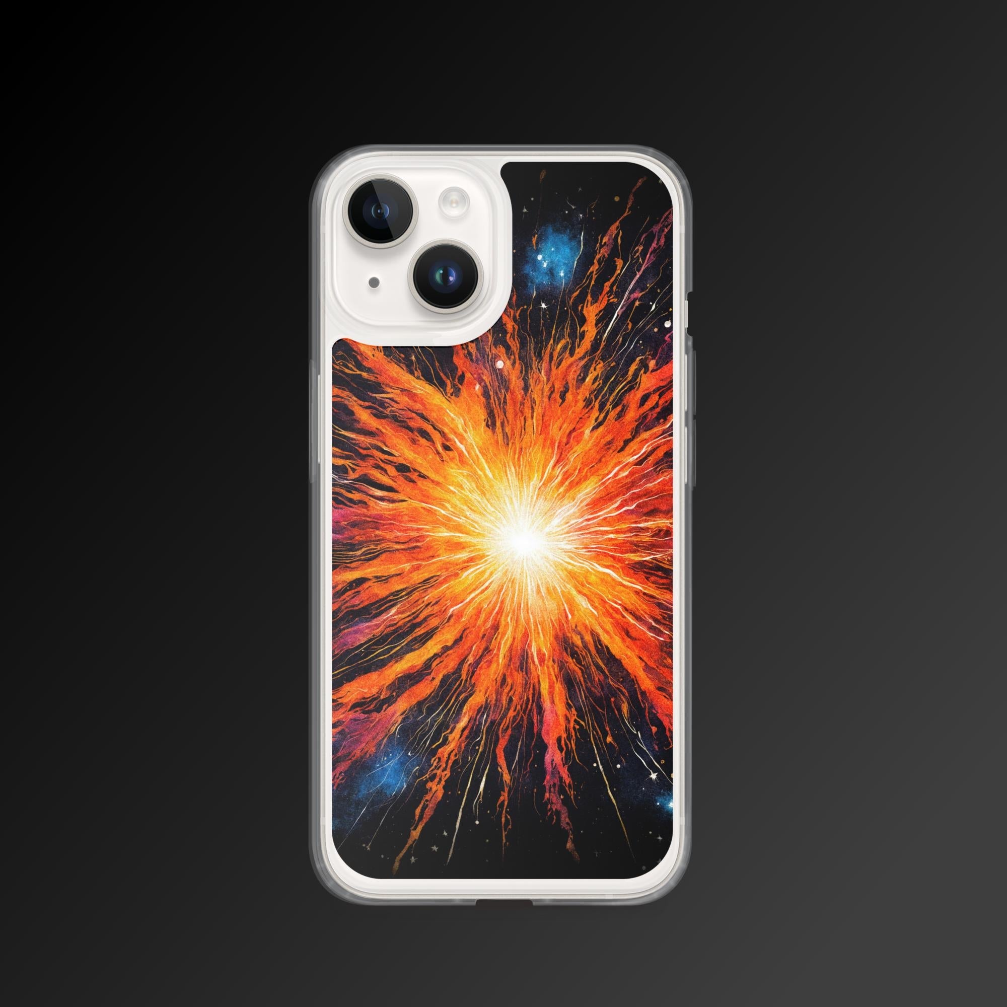 "Sun flare crack" clear iphone case - Clear iphone case - Ever colorful