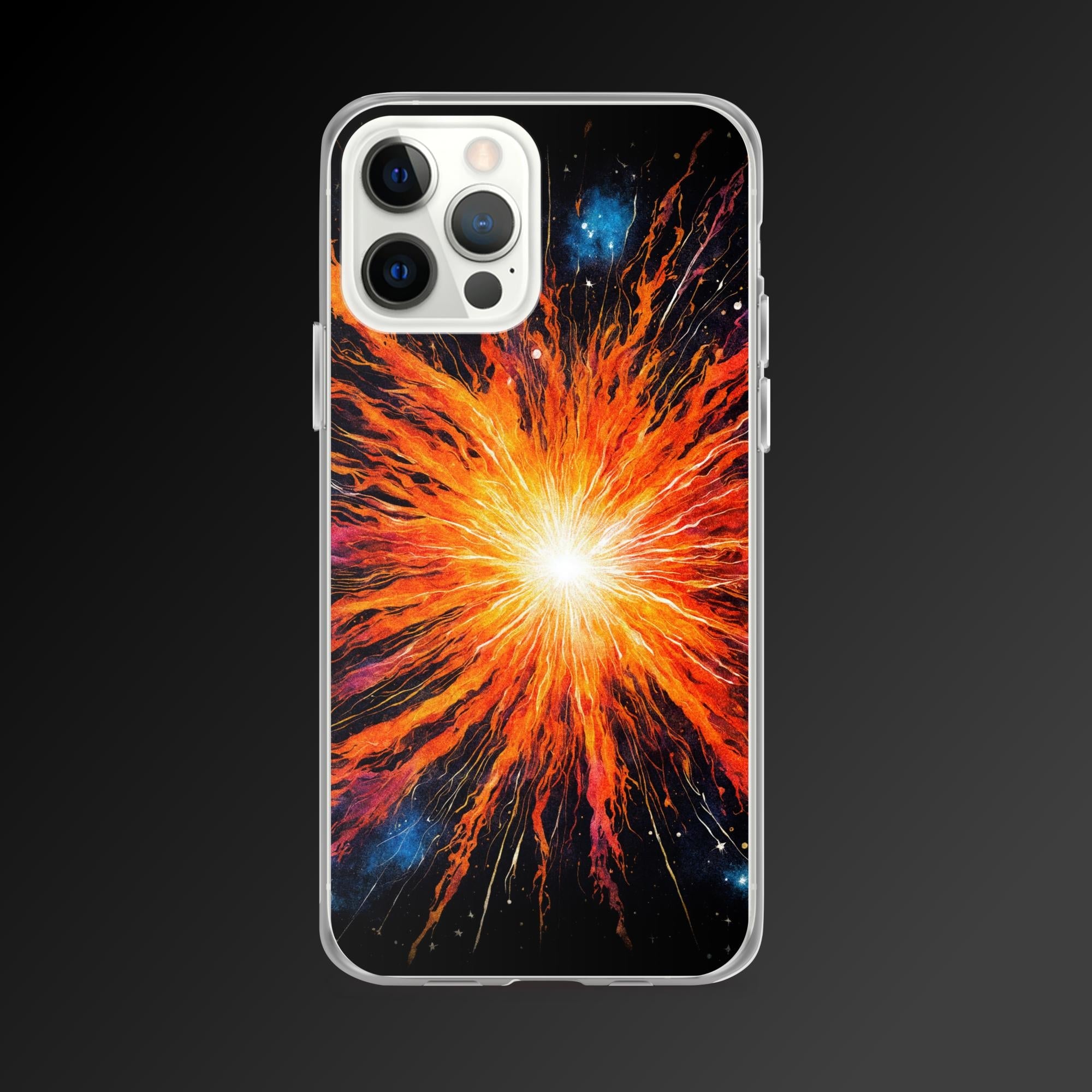 "Sun flare crack" clear iphone case - Clear iphone case - Ever colorful