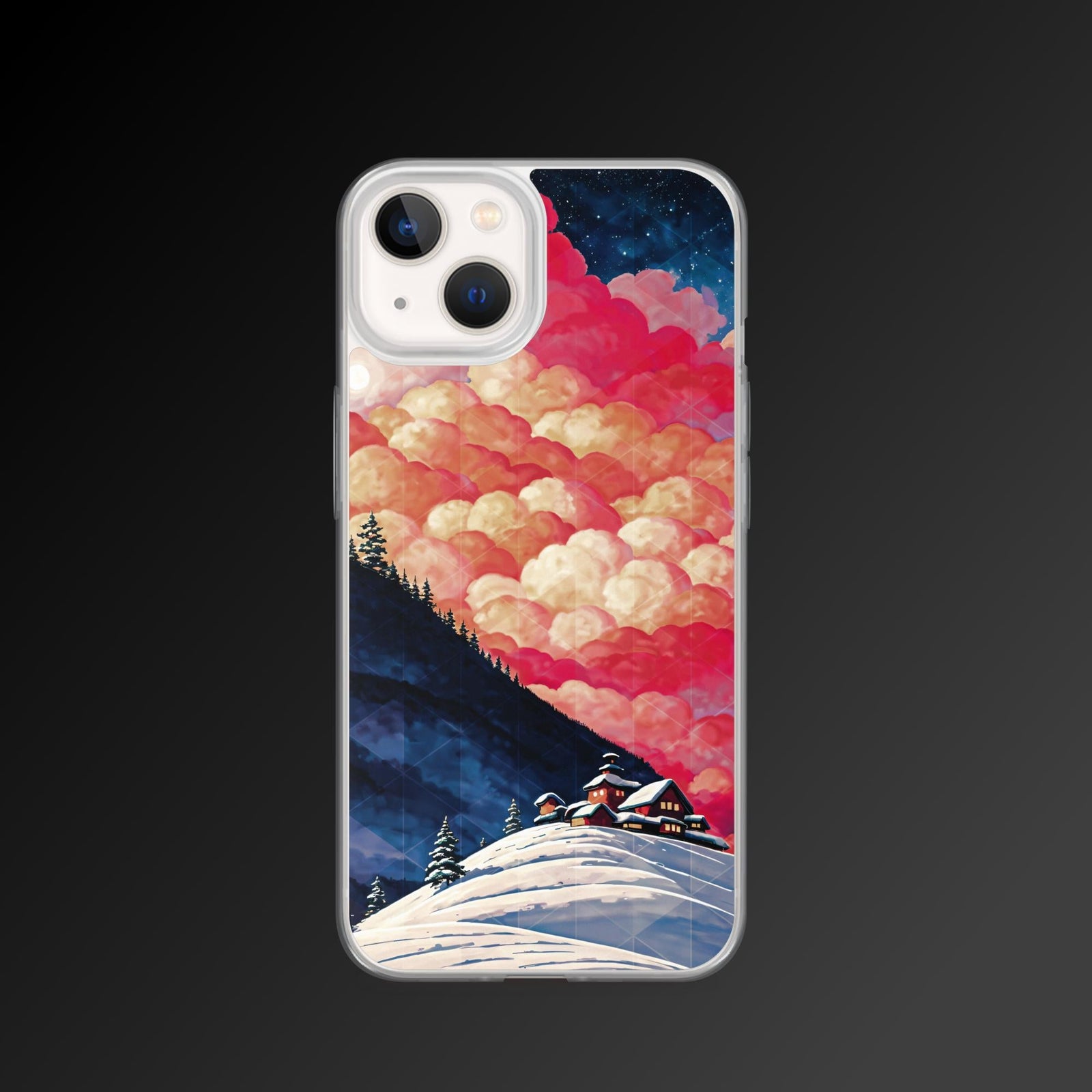 "Sunset aflame" clear iphone case - Clear iphone case - Ever colorful