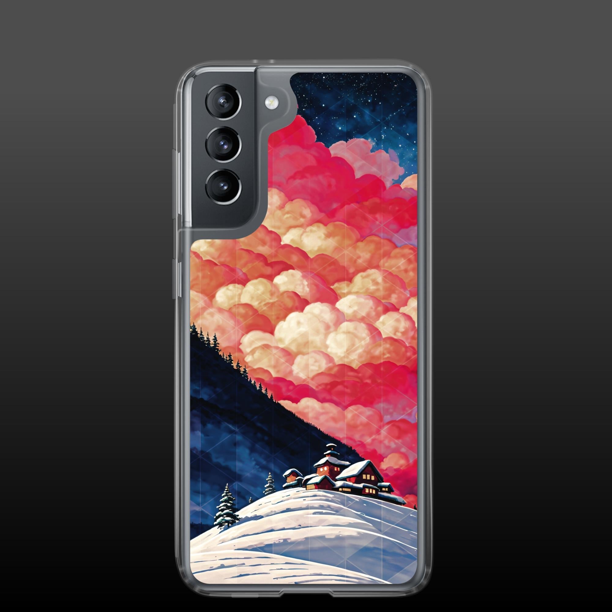 "Sunset aflame" clear samsung case - Clear samsung case - Ever colorful