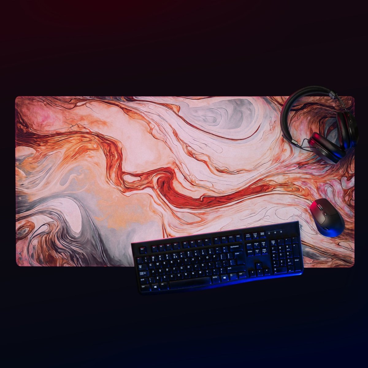 Swirl nebula - Gaming mouse pad - Ever colorful