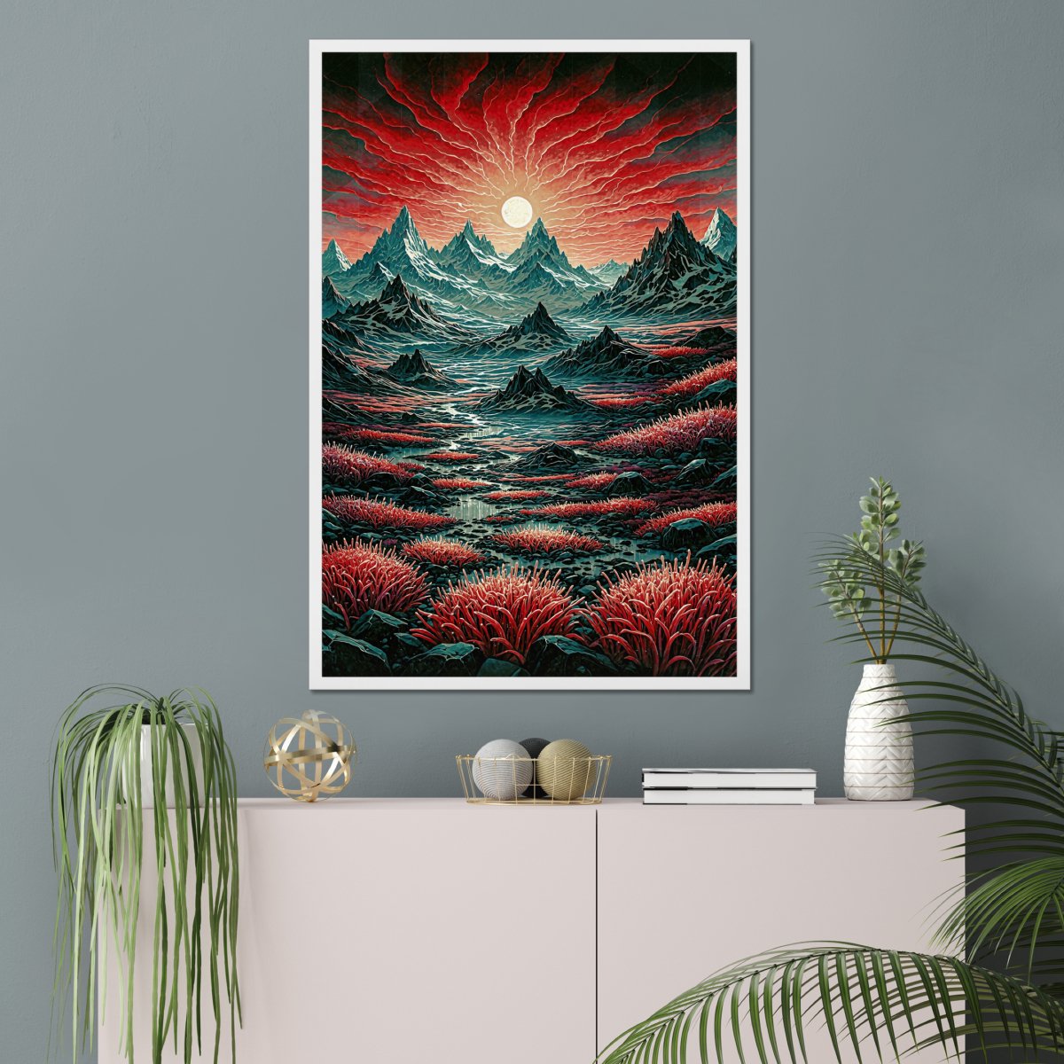 Swirling flares - Art print - Poster - Ever colorful