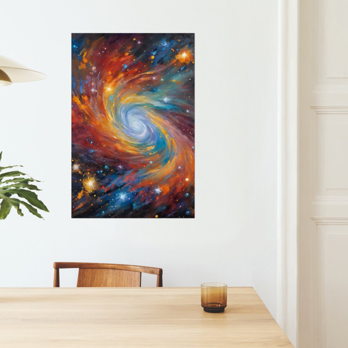Swirling universe - Art print - Poster - Ever colorful