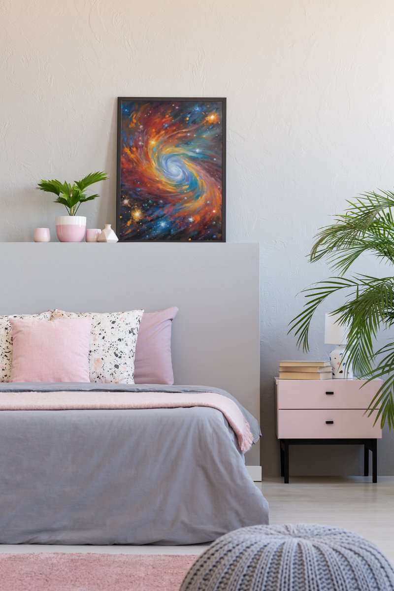 Swirling universe - Art print - Poster - Ever colorful