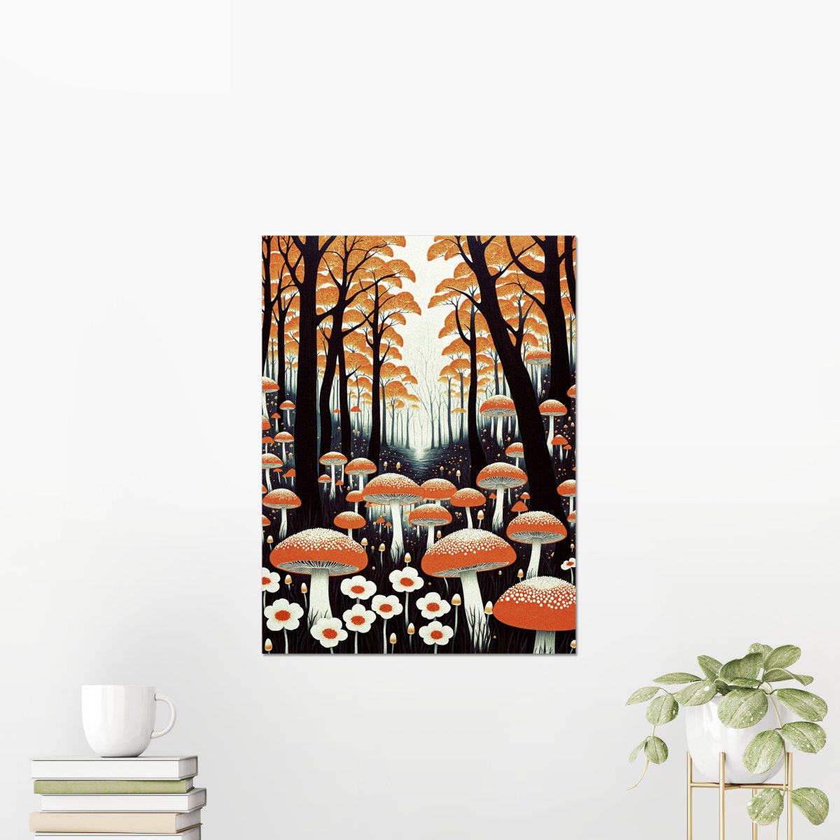 Terracotta grove - Art print - Poster - Ever colorful