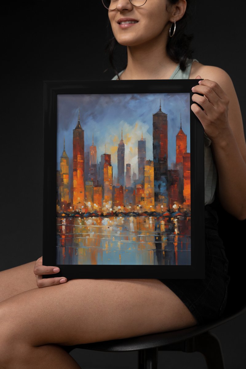 The big apple - Art print - Poster - Ever colorful