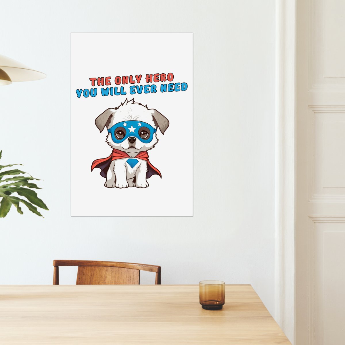 The only hero - Art print - Poster - Ever colorful