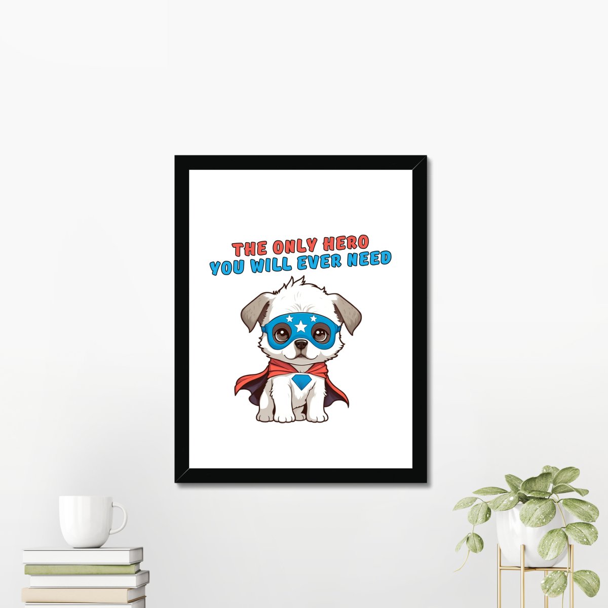 The only hero - Art print - Poster - Ever colorful