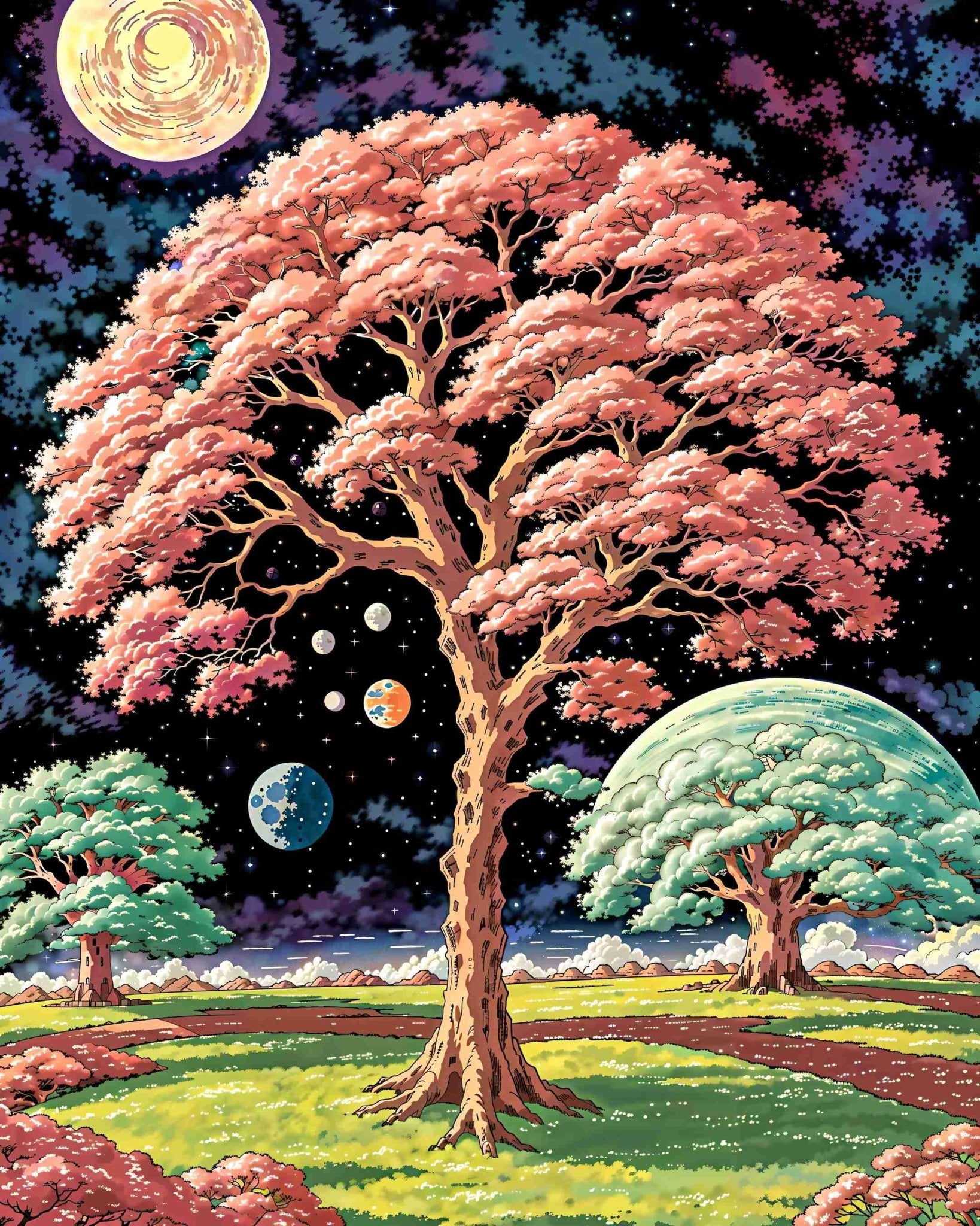 The world of world trees - Poster - Ever colorful