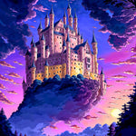 Vampire castle on the clouds - Poster - Ever colorful