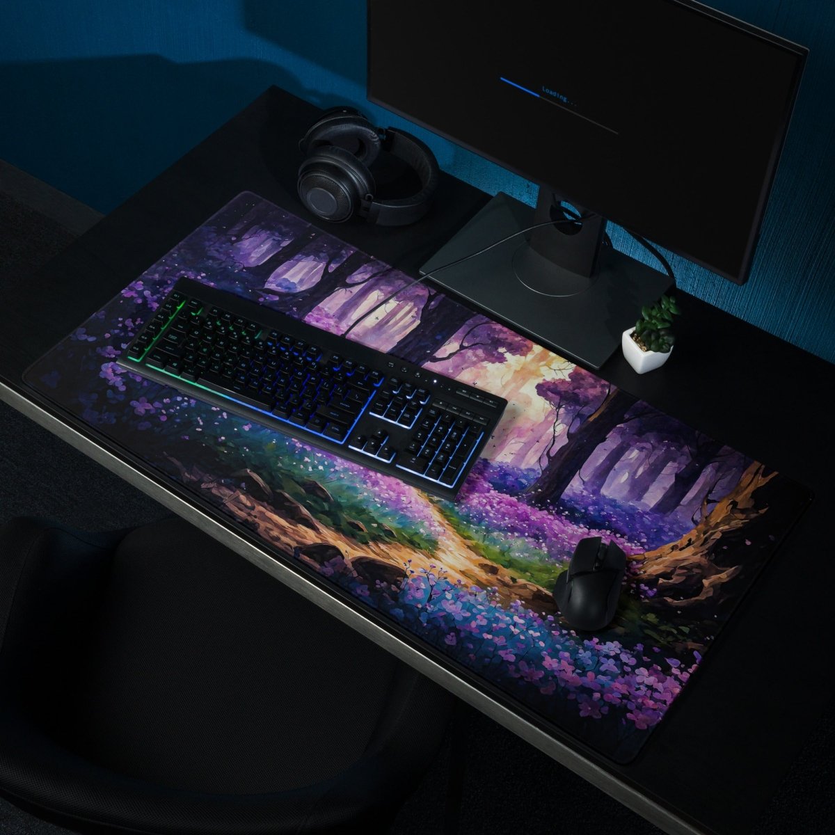 Violet forest - Gaming mouse pad - Ever colorful