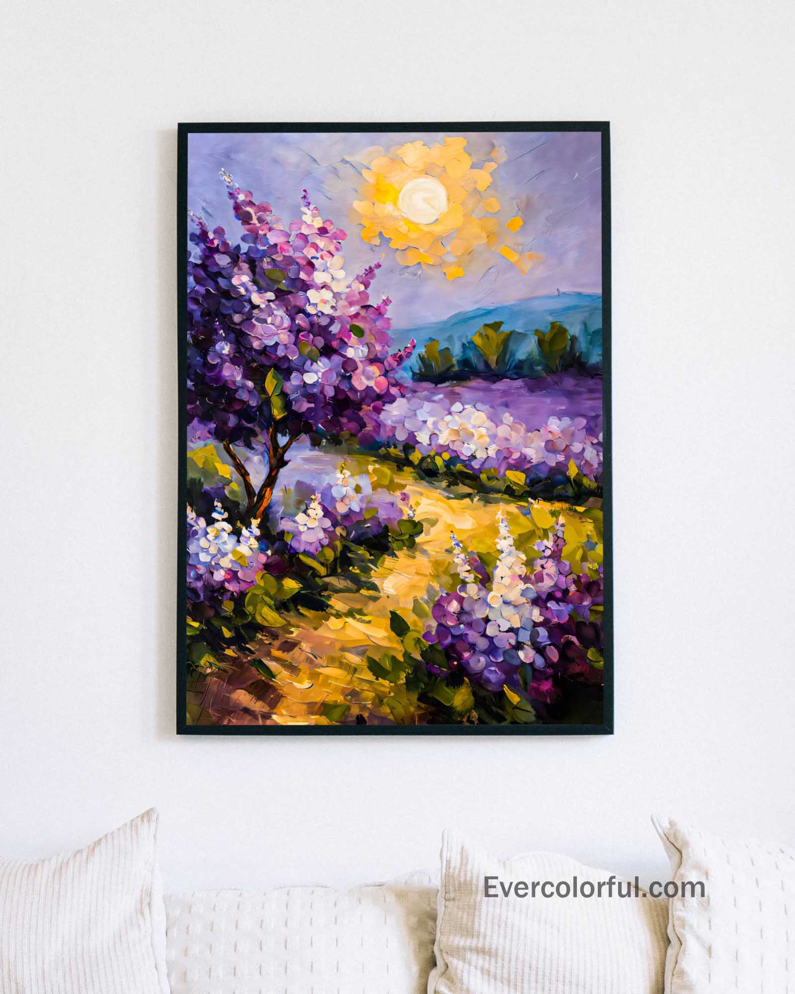 Violet serenity - Poster - Ever colorful
