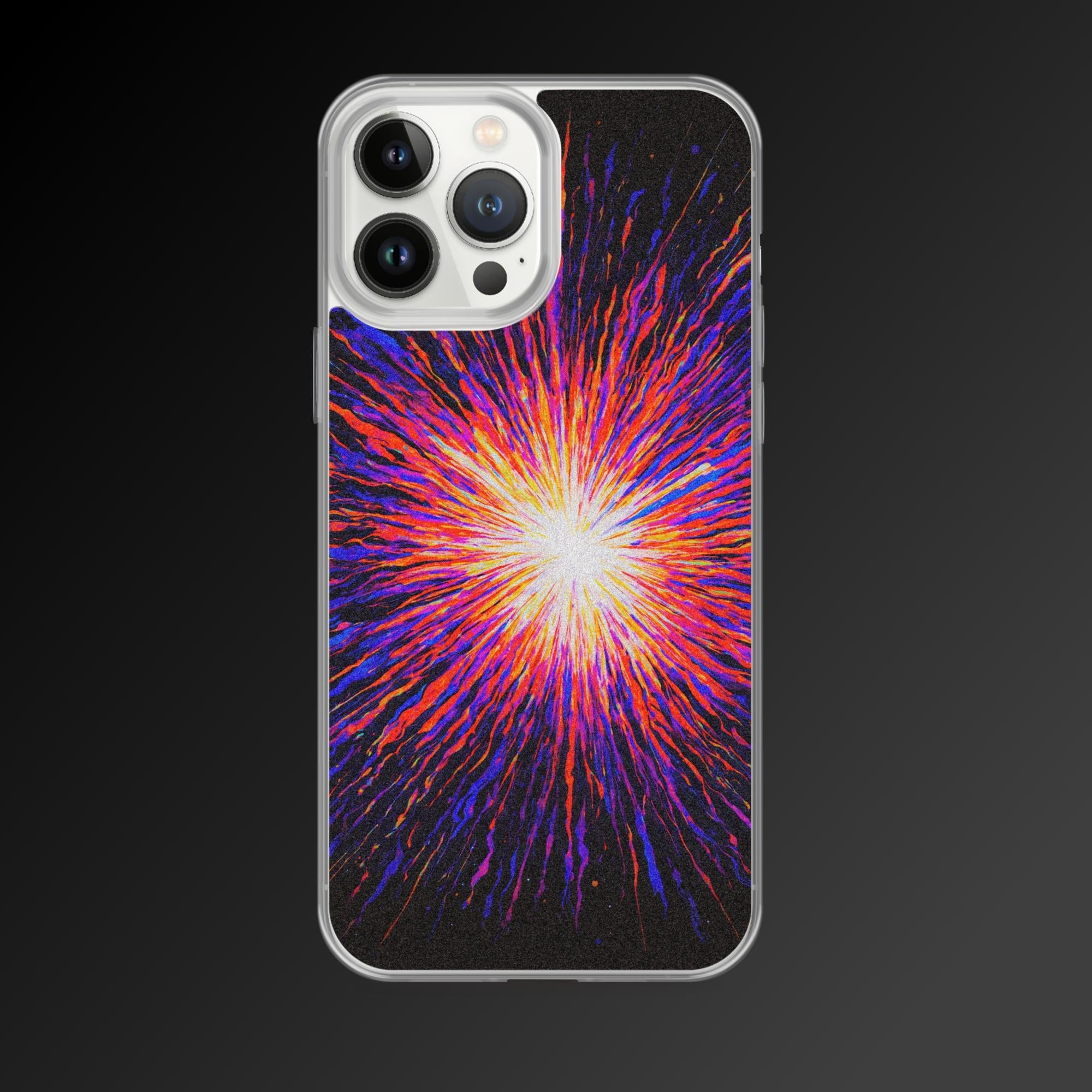 "Violet star surge" clear iphone case - Clear iphone case - Ever colorful