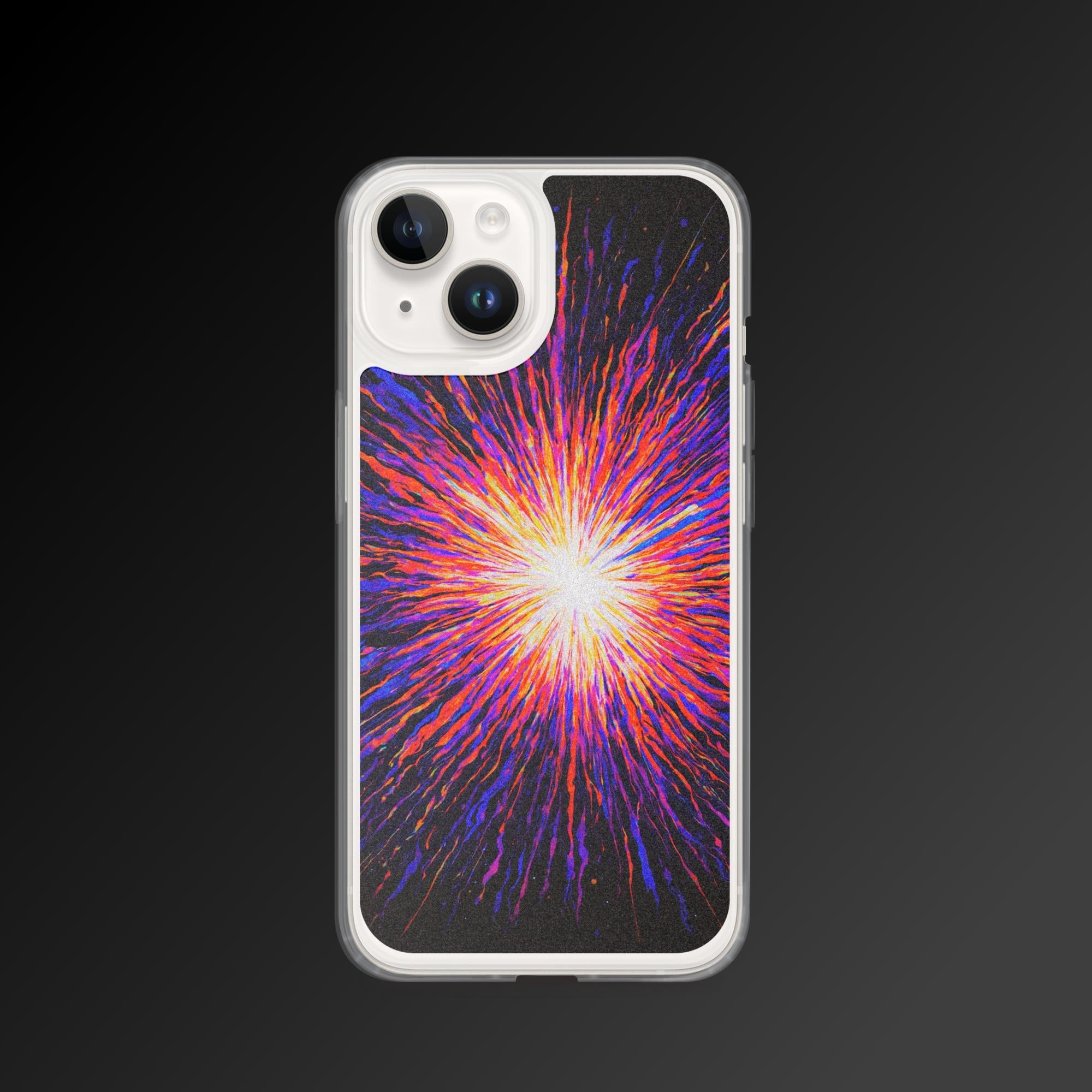 "Violet star surge" clear iphone case - Clear iphone case - Ever colorful