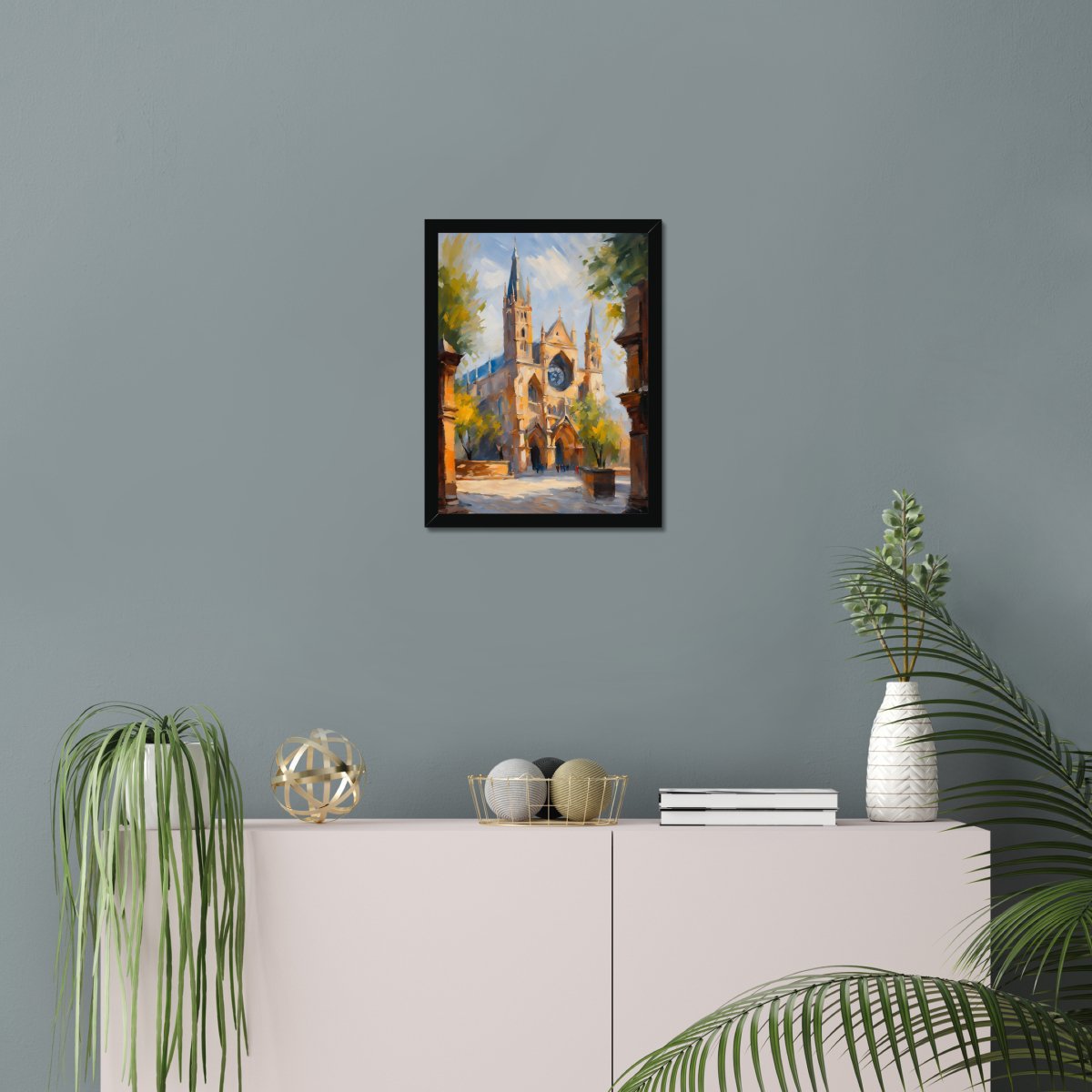 Western holy basilica - Art print - Poster - Ever colorful