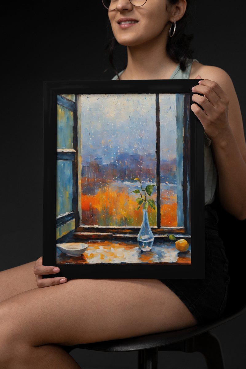 Window vase - Art print - Poster - Ever colorful