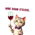 Wine down o clock - Art print - Poster - Ever colorful