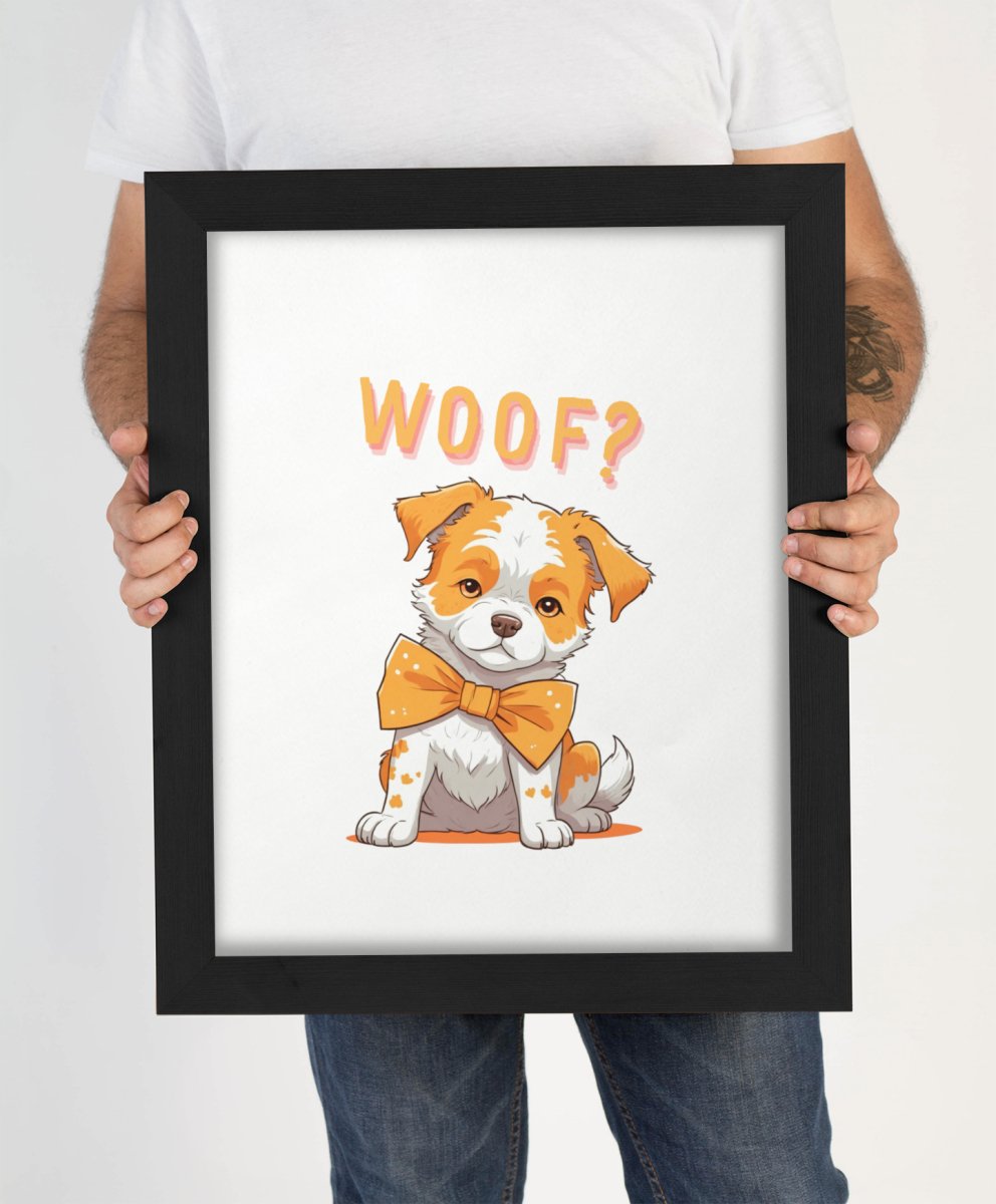 Woof - Art print - Poster - Ever colorful